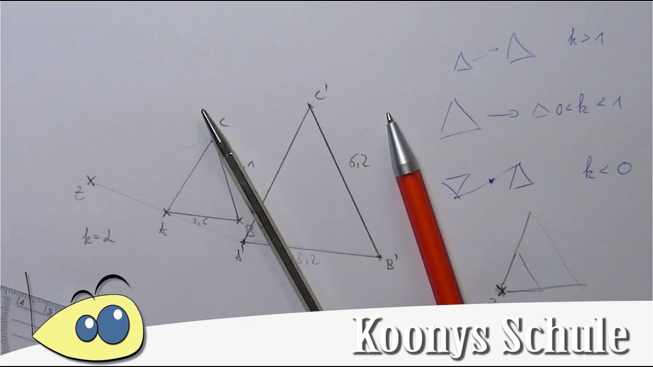 zentrische Streckung | Beispiel, Erklärung, Geometrie, Mathe
