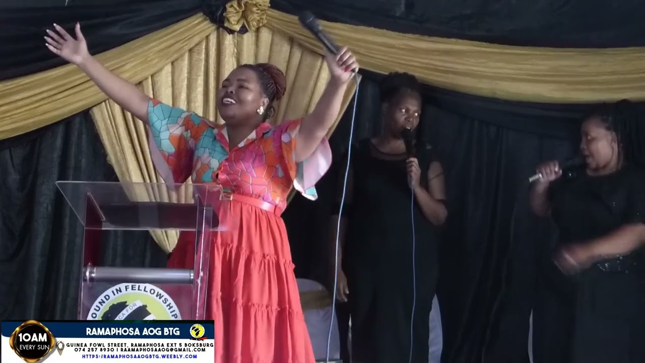 Zona Qhaga at Ramaphosa AOG 2025 Gala Dinner