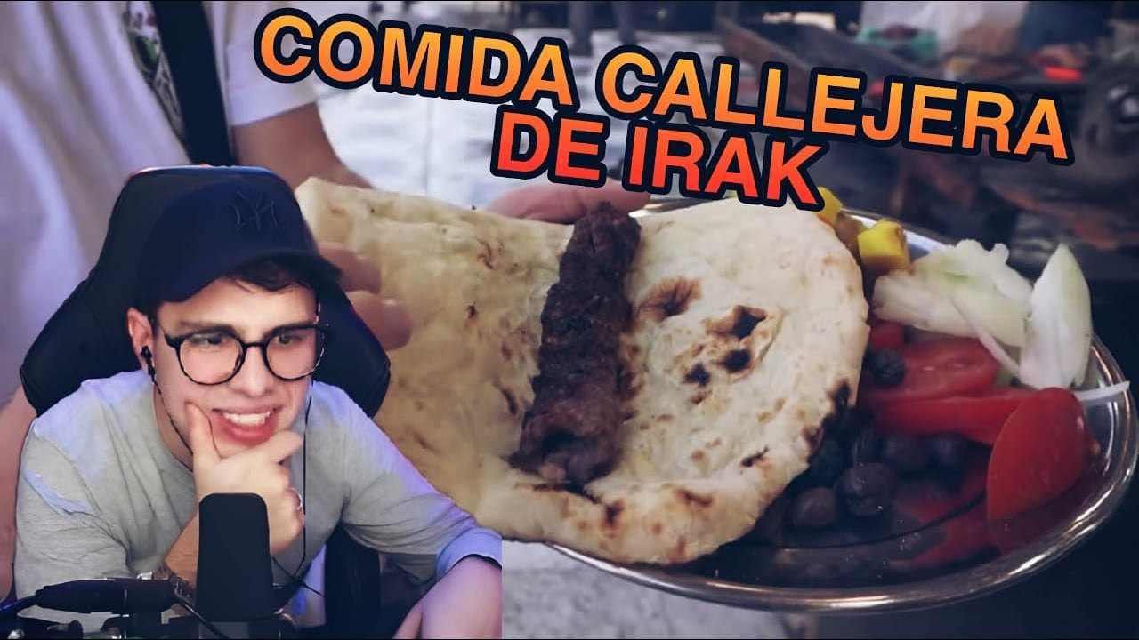 Juan REACCIONA a LUISITO COMUNICA | Probando COMIDA CALLEJERA de IRAK