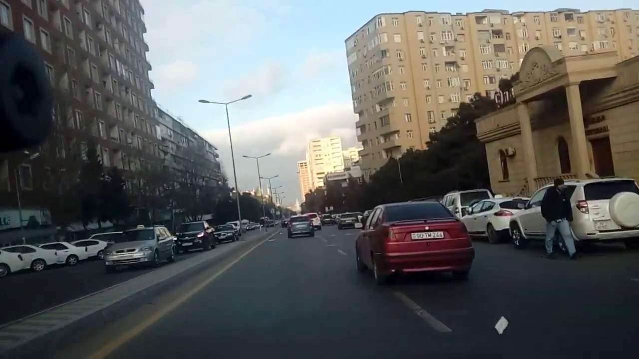 Баку. Поездка из Сураханы в 9-й микрорайон. С песнями о Баку.