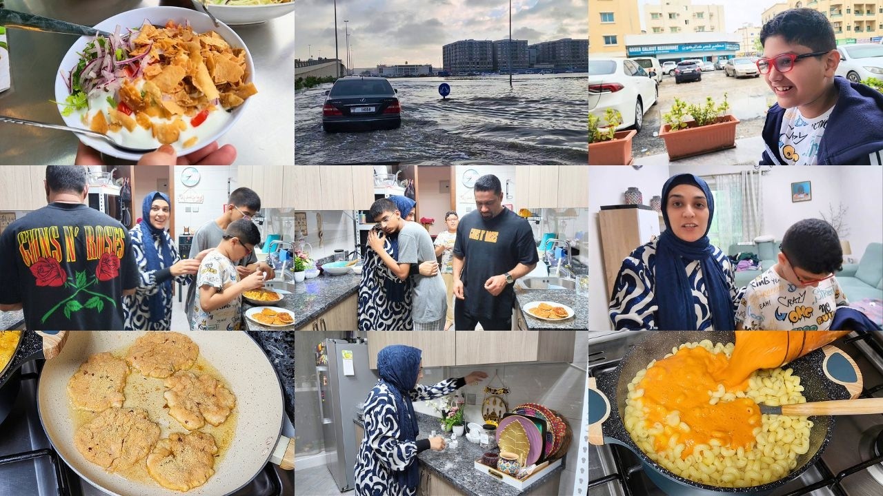 ⛈️Extreme Weather Full Day Routine ⛈️Storm and Tornado in UAE😮🌪️