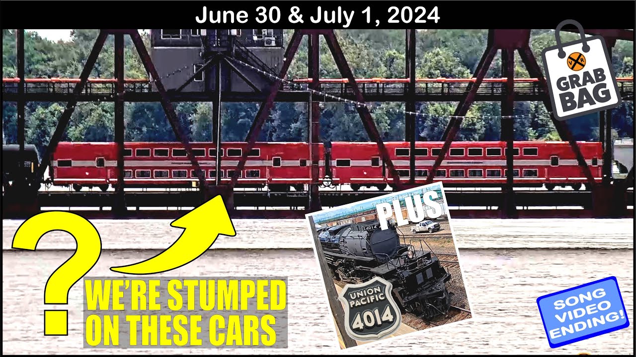 CAN YOU NAME THESE CARS? UP 4014 BIG BOY IN LARAMIE, WINDOW OF OPPORTUNITY, DARWIN, AMTRAK MEETS