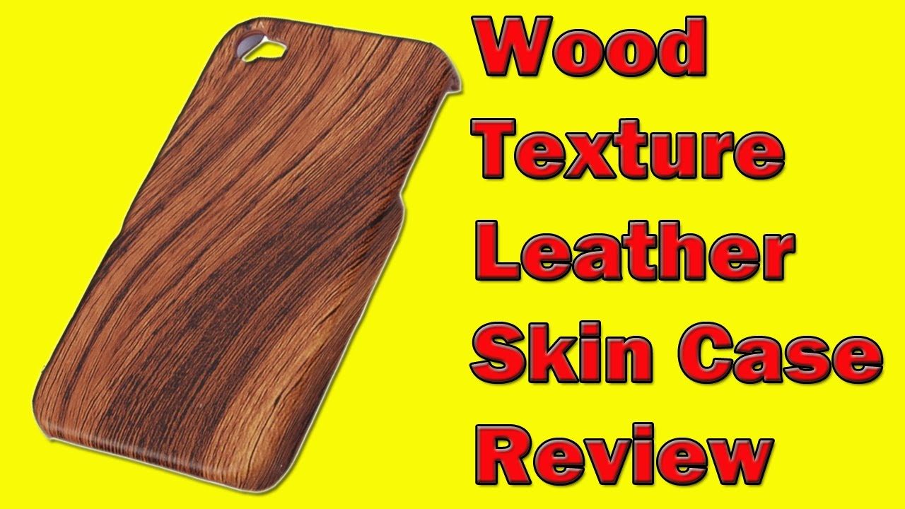Review: Wood Texture Leather Skin Hard Case Cover for iPhone 4/4S