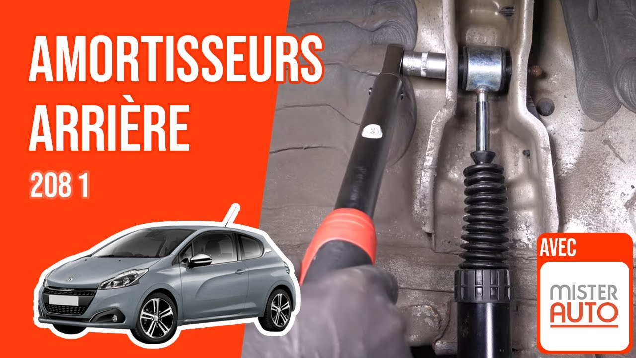 Changer les Amortisseurs arrière PEUGEOT 208 1 ➿