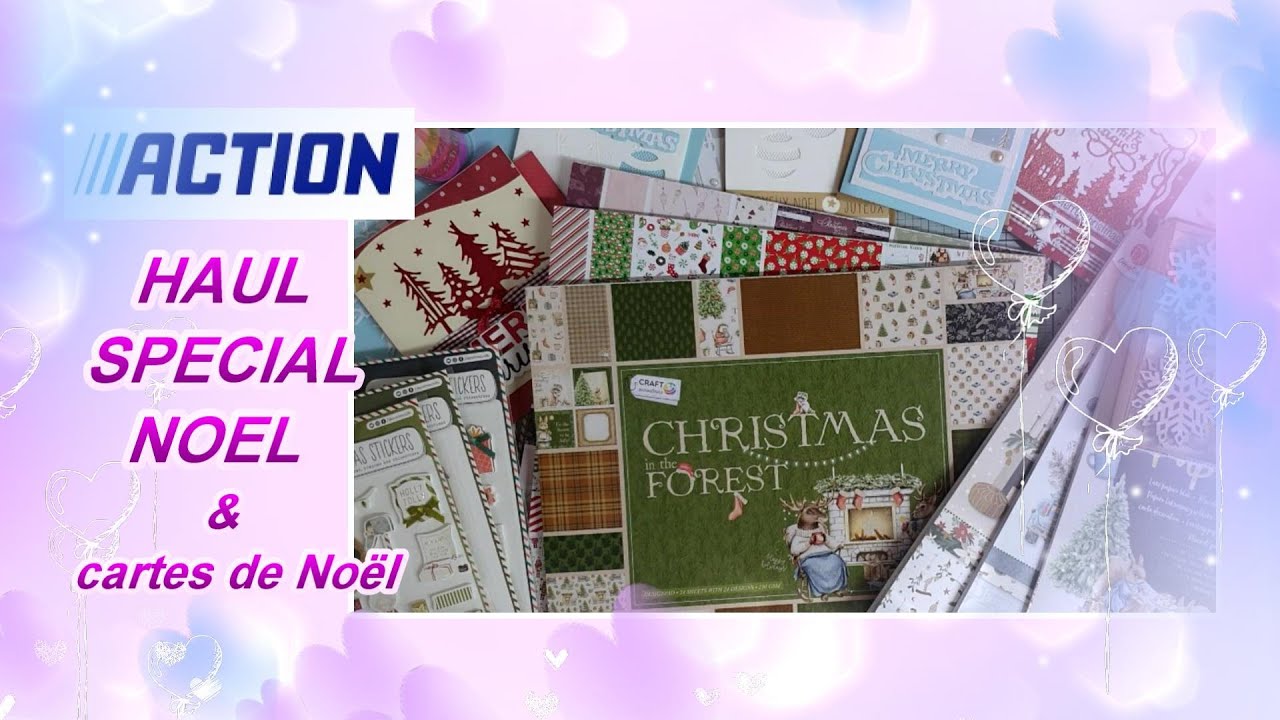 HAUL ACTION NOEL & Présentation de cartes de Noël