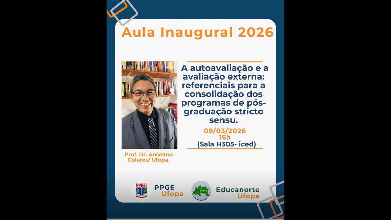 Aula Inaugural PPGE - 2026