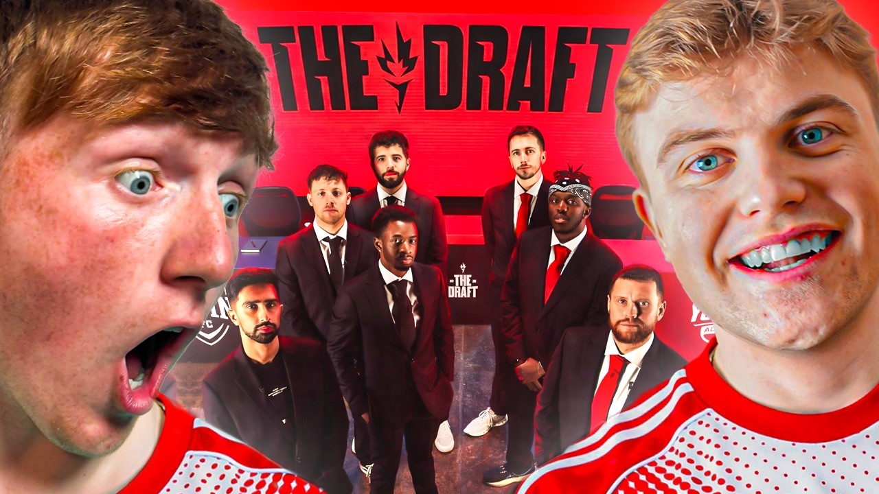 GINGE & CHAZZA REACT TO THE SIDEMEN CHARITY MATCH DRAFT!