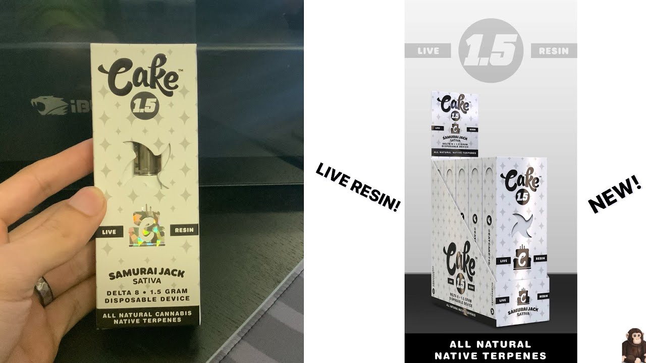NEW CAKE DELTA 8 LIVE RESIN DISPOSABLE REVIEW **SAMURAI JACK**