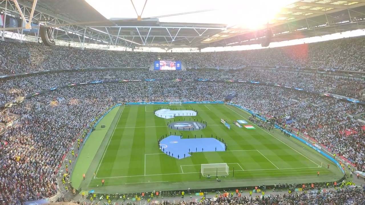 FINALISSIMA 2022 | Italy vs Argentina | National Anthems | Wembley Stadium | Chiellini vs Messi