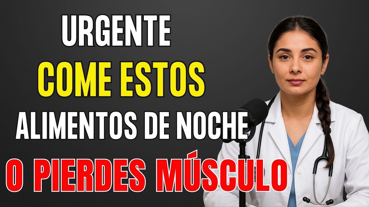 Adultos Mayores ¡COMAN Estas 7 PROTEÍNAS Antes De Dormir Sin Músculo! | Salud para adultos mayores