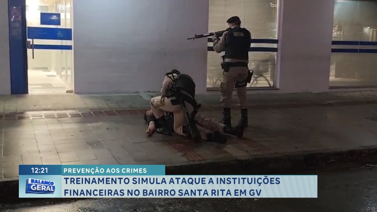 Prevenção aos Crimes: Treinamento simula ataque no Santa Rita, em GV.
