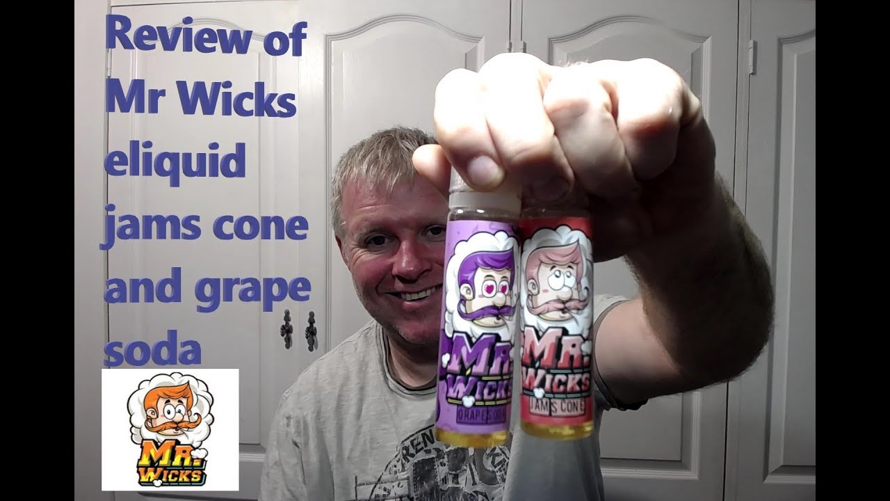 review of Mr wicks e liquid jams cone and grape soda