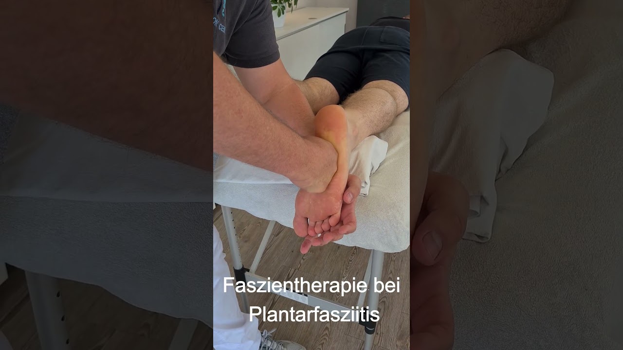 Faszientherapie bei Plantarfasziitis