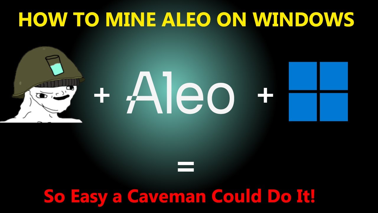 How to Mine Aleo on Windows!