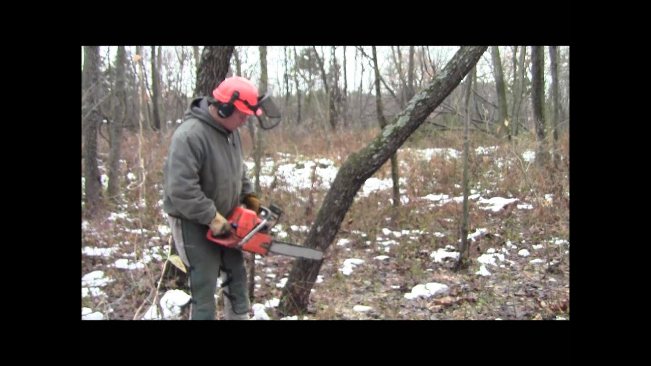 Drop A Small Diameter Leaner Without It Splitting And Making A Barber Chair
