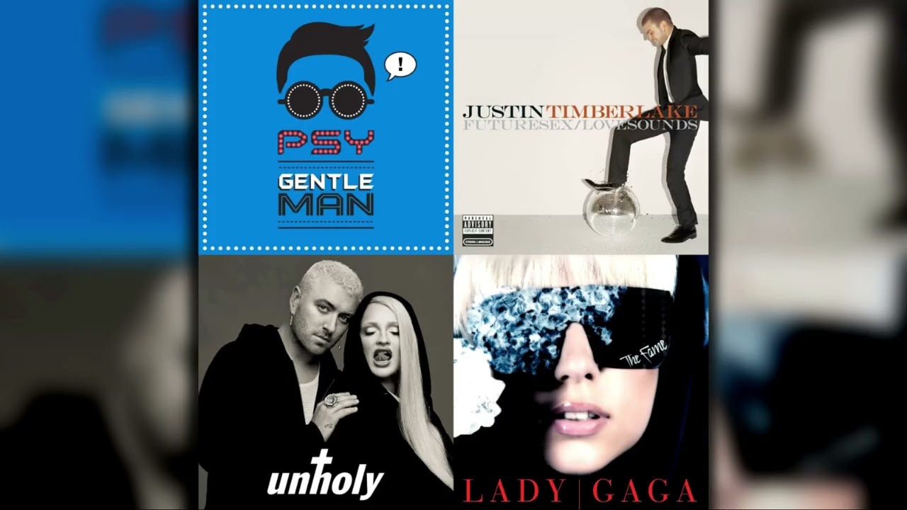 Gentleman x Sexyback x Unholy x Poker Face (Mashup) - PSY, Justin Timberlake, Sam Smith, Lady Gaga