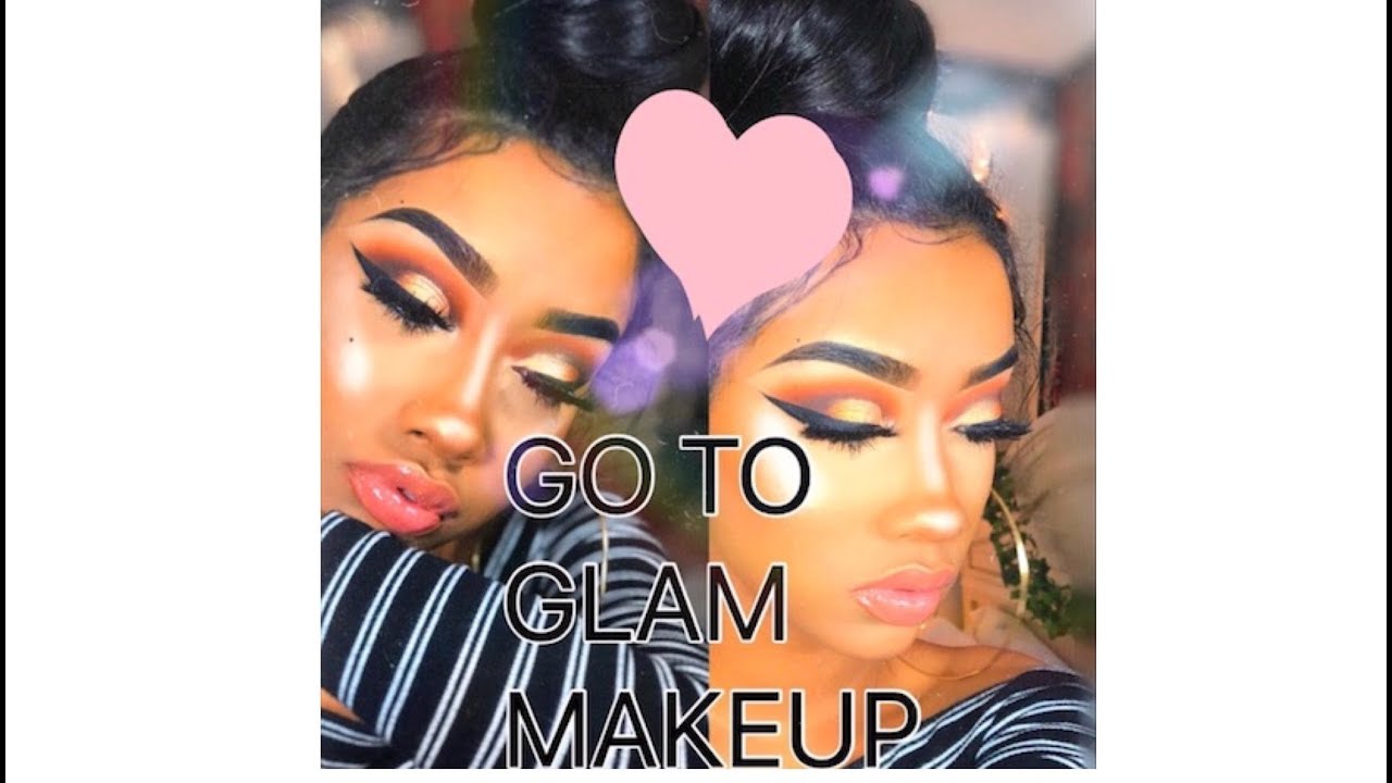 MY GO TO GLAM MAKEUP LOOK !