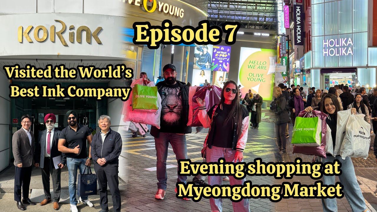 From World’s Best Ink Company - KORINK to Myeongdong Streets | Seoul Vlog | Episode 7 