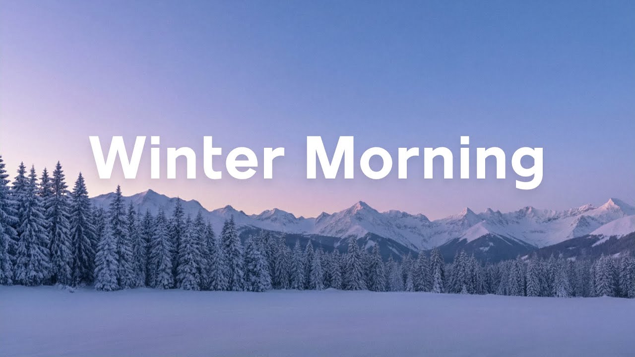 Winter Morning Vibes ❄️ Fresh Music to Energize Your Day & Boost Focus 🌨️