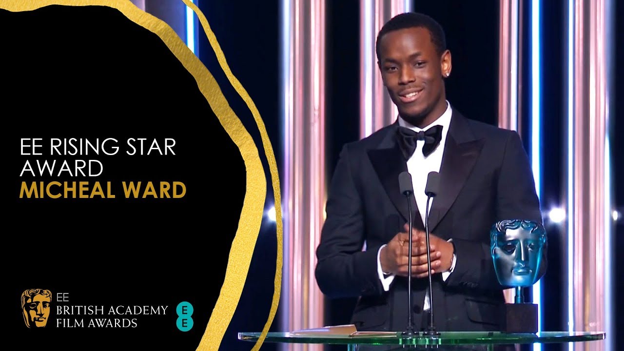 Micheal Ward Wins EE Rising Star Award | EE BAFTA Film Awards 2020