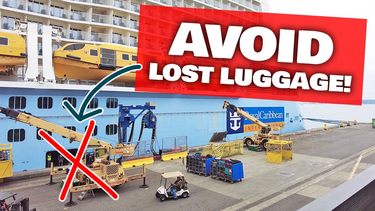 How to avoid your luggage getting LOST on a cruise ship