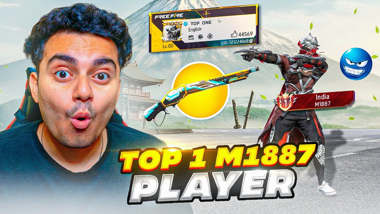 ONE PLAYER ➡️ TWO TITLES  📈| TESTING PRIME 8 LEVEL 🌟+ TOP 1 M1887 KING 👑| SANDEEP FF 
