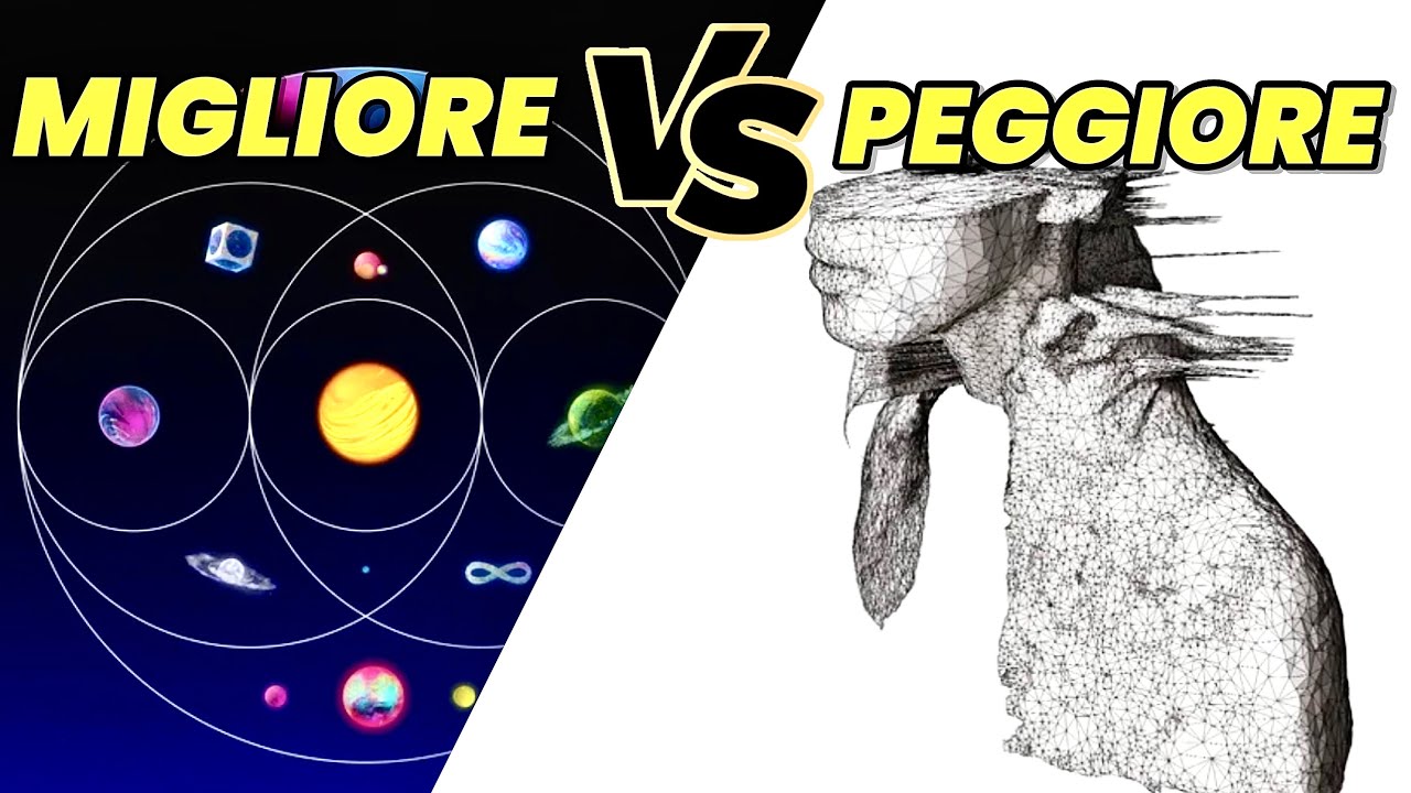 COLDPLAY: DAL PEGGIORE AL MIGLIORE ALBUM