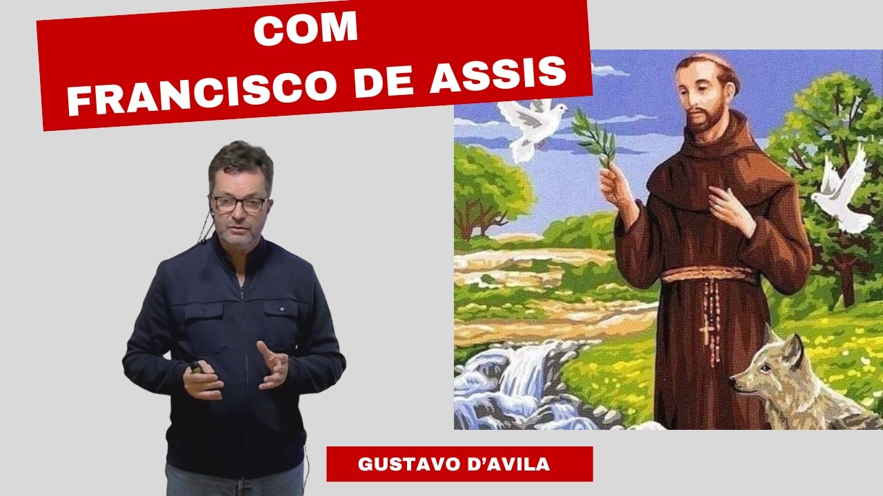 Com Francisco de Assis. Gustavo D'Avila.