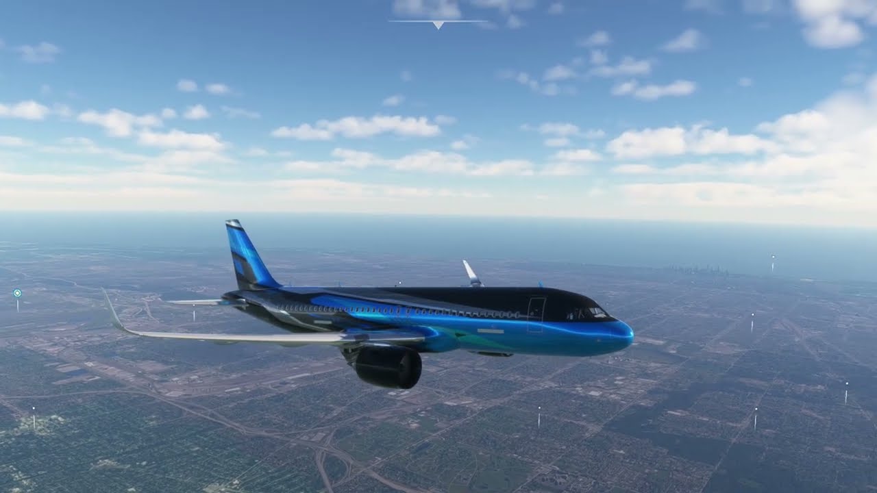 MSFS 2020 - A320neo - Chicago nach Memphis - USA-Tour