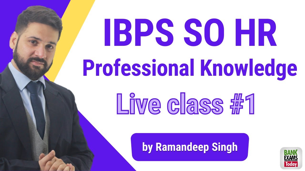 IBPS SO HR Professional Knowledge 2020-21: Live Quiz #1