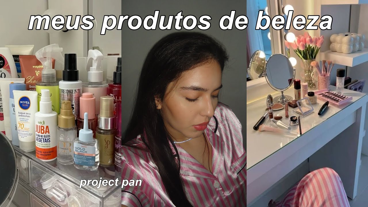 ✨ PROJECT PAN 2025!💗 Meus Produtos de Beleza | cabelo, maquiagem e selfcare