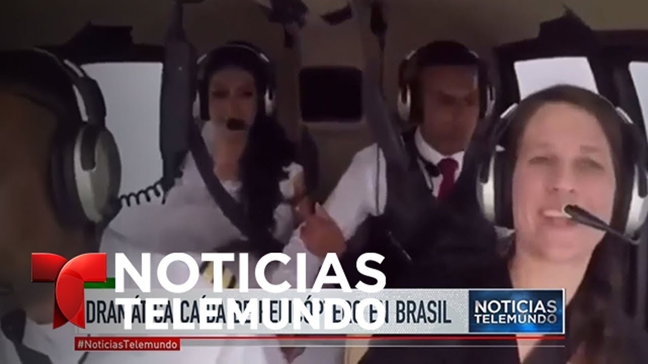Escalofriantes im&aacute;genes de accidente de novia en Brasil | Noticiero | Noticias Telemundo