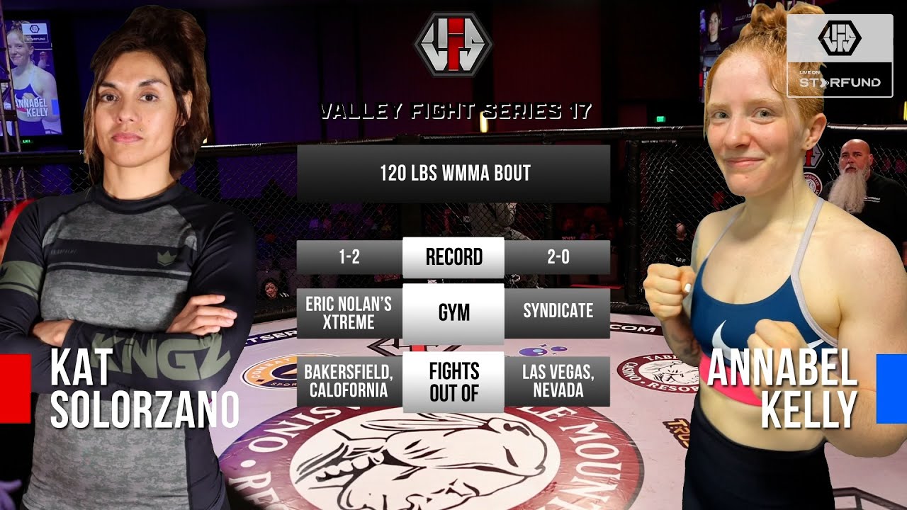 VFS 17: PRO Women's MMA - KAT SOLORZANO vs ANNABEL KELLY - Table Mountain Casino Resort - Fresno, CA
