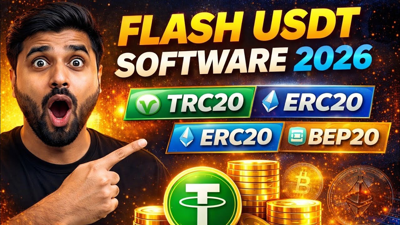 Flash USDT Software ⚡ TRC20 ERC20 BEP20 | How It Works (2026)