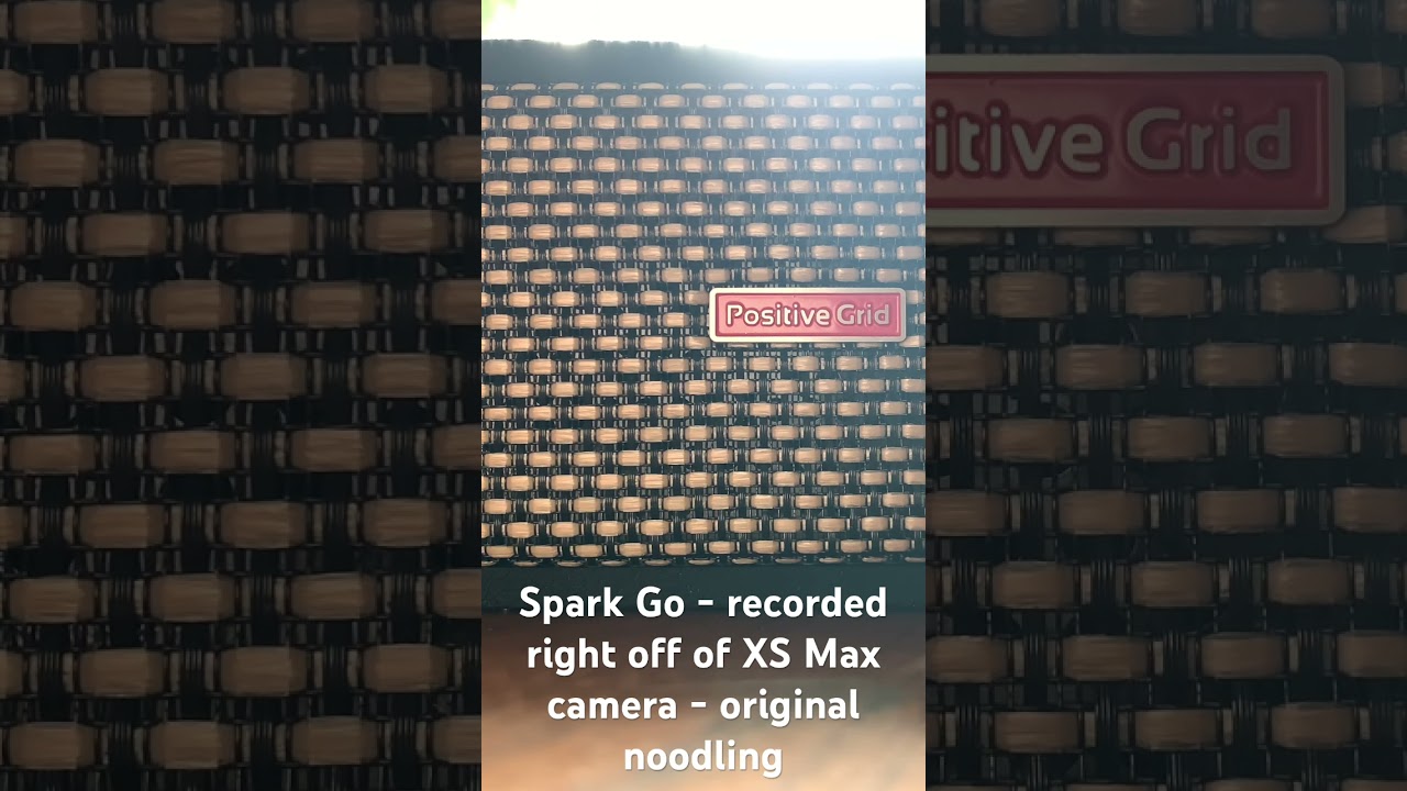 Spark Go Sound Demo - sound of the actual amp