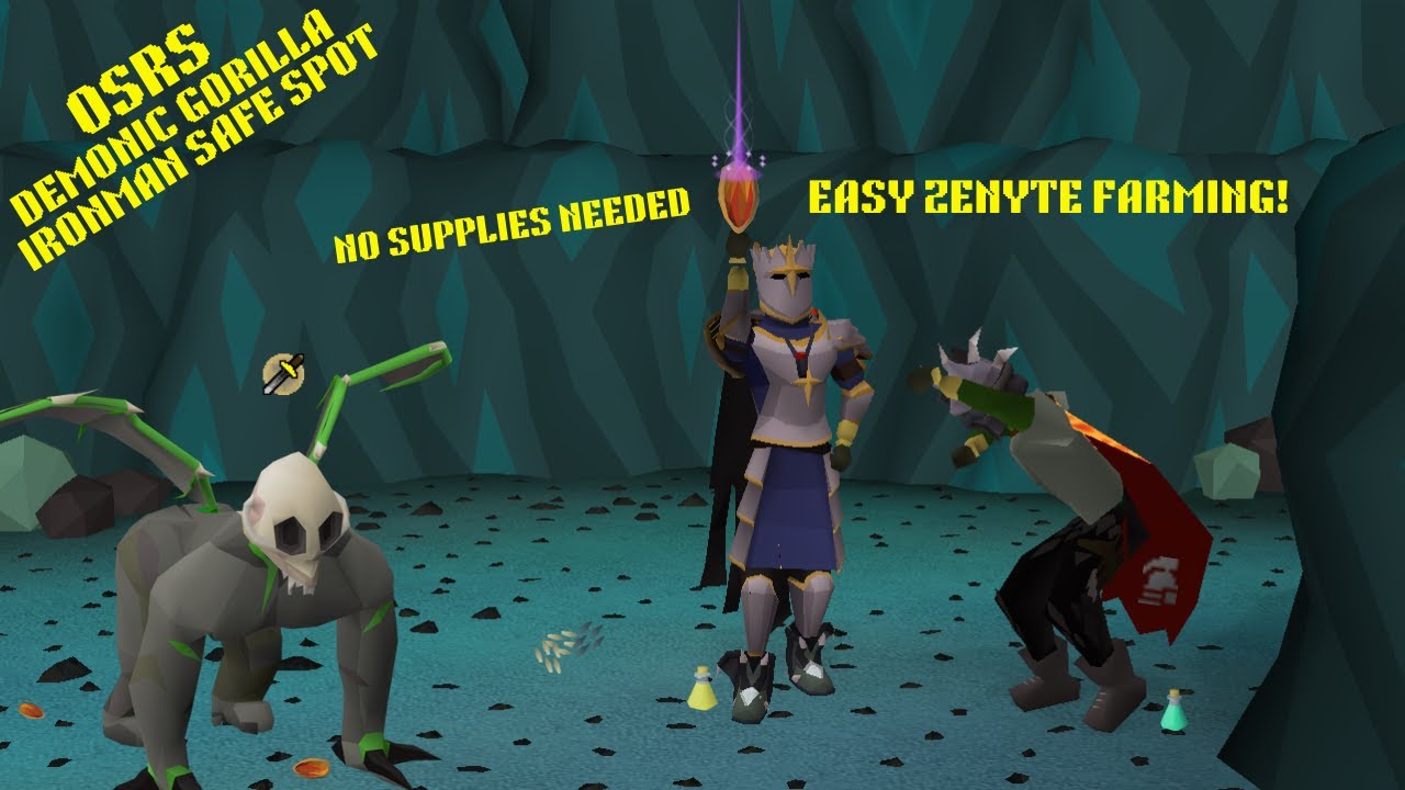 OSRS Demonic Gorillas Safe Spot Guide for Ironman (No Supplies Needed!)