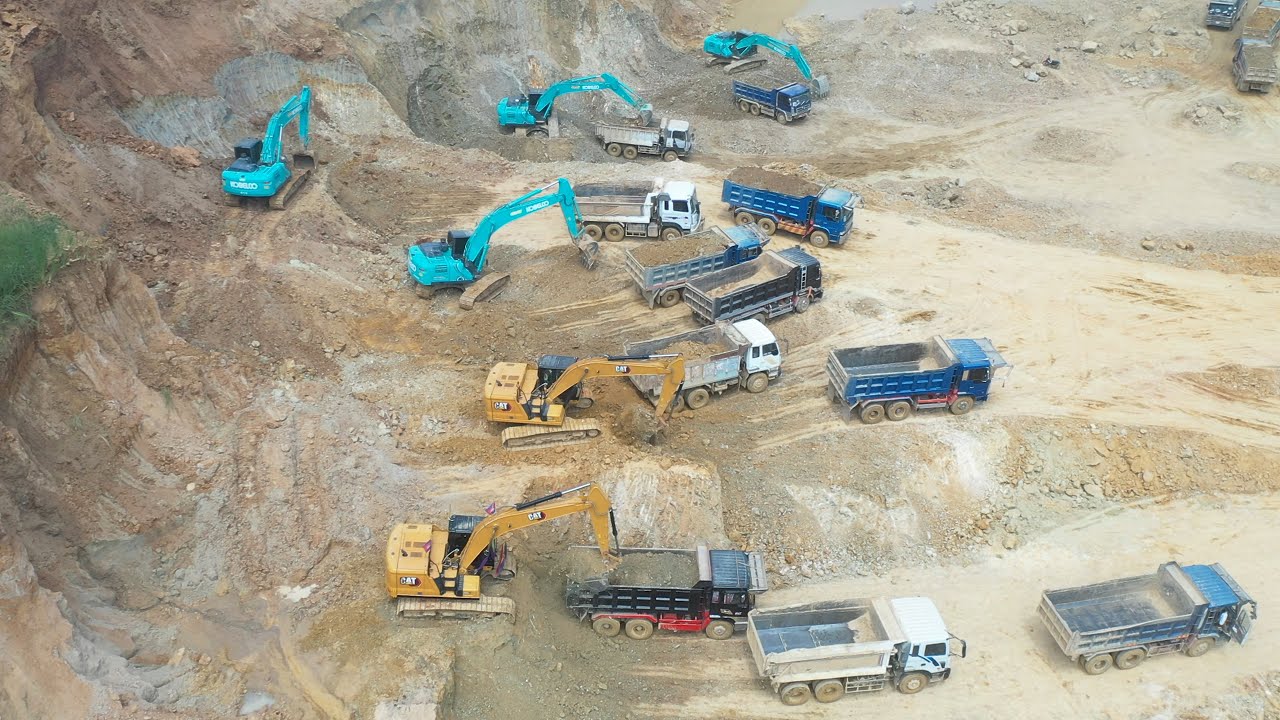 Special Video In My Channel Excavator Loading Dump Truck - Excavator Cambodia