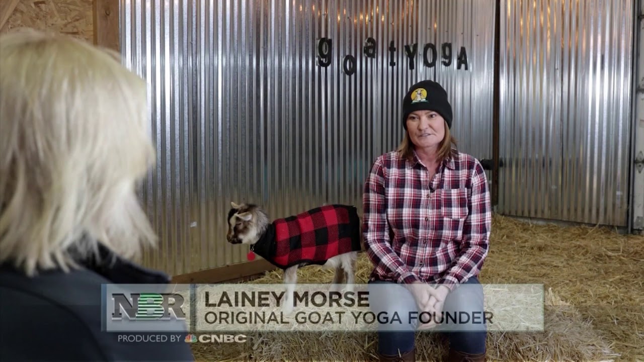 This woman's goat yoga business is bringing in 6 figures