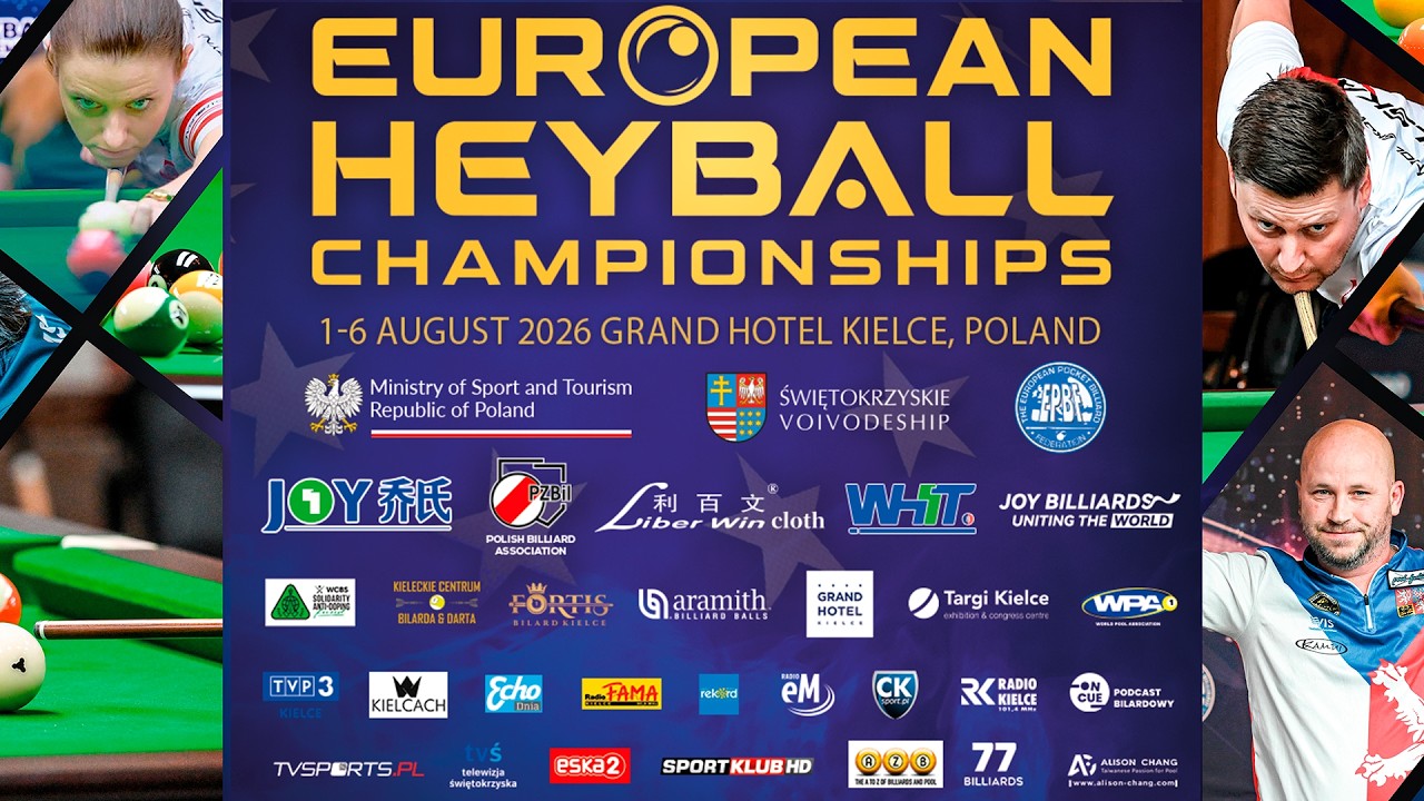 TABLE 5 - Mistrzostwa Europy w Heyball - POLSKA KIELCE 1-6.08.2026