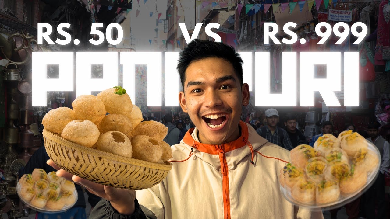 Most Expensive Panipuri In Nepal | Cheap vs Expensive | Panipuri Edition