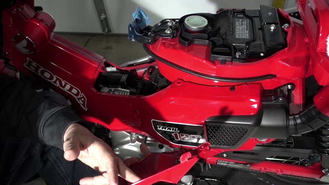 Installing a 12v. Battery Accesory plug on a Honda CT125