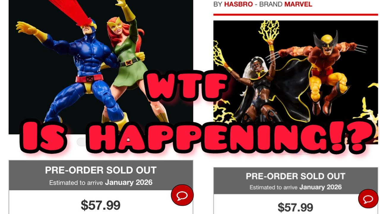 Фигурки Marvel Legends снова раскупаются!