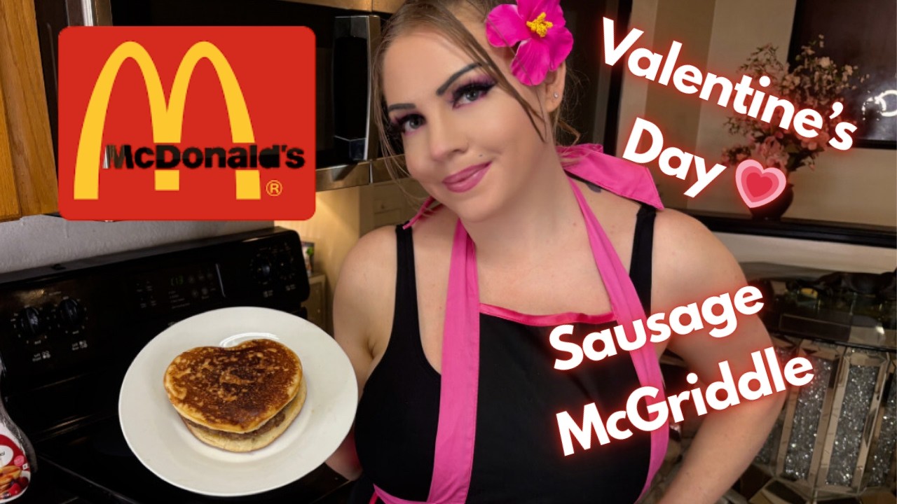 Copycat McDonald's Sausage McGriddle for Valentines's Day (Better Than Drive-Thru!)