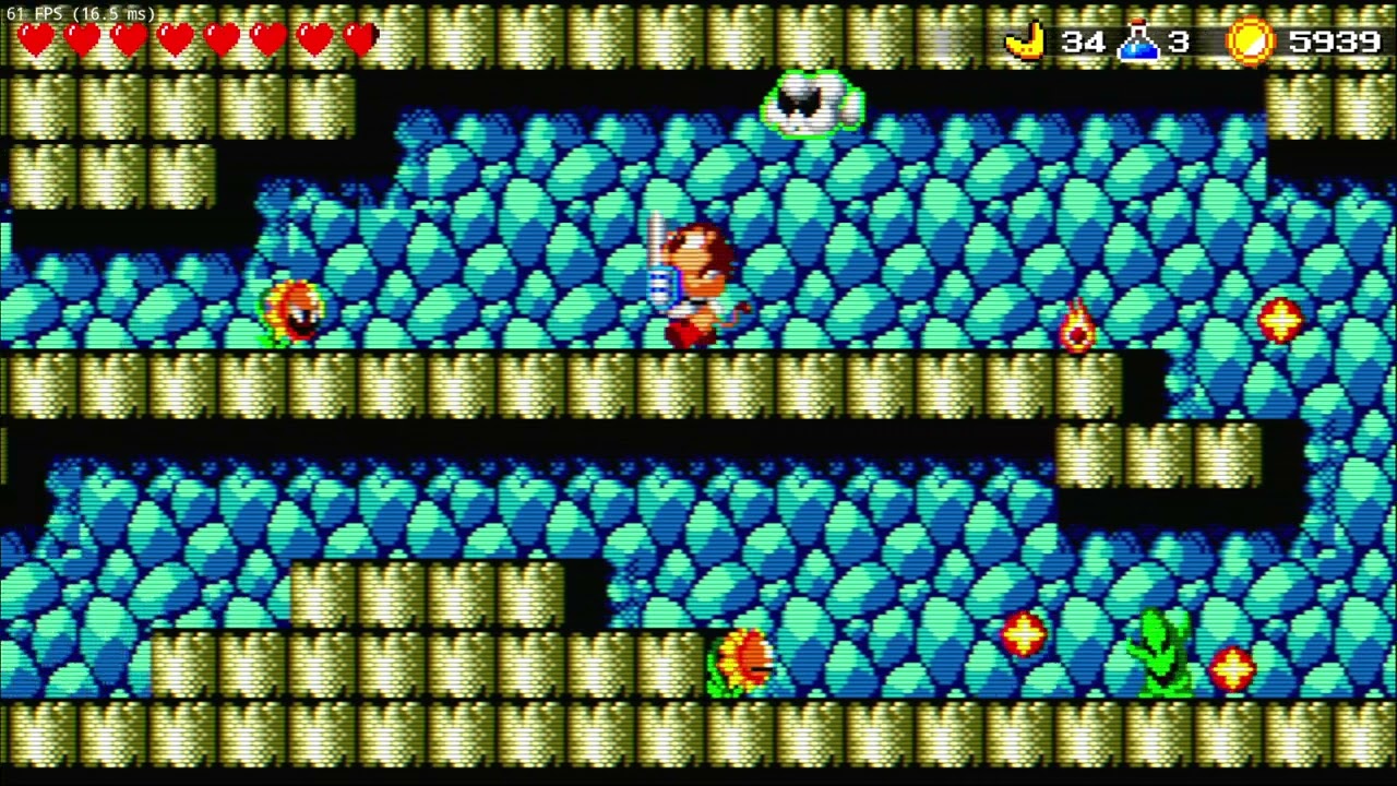 Wonder Boy 3 Dragon´s Trap, armor hades, money