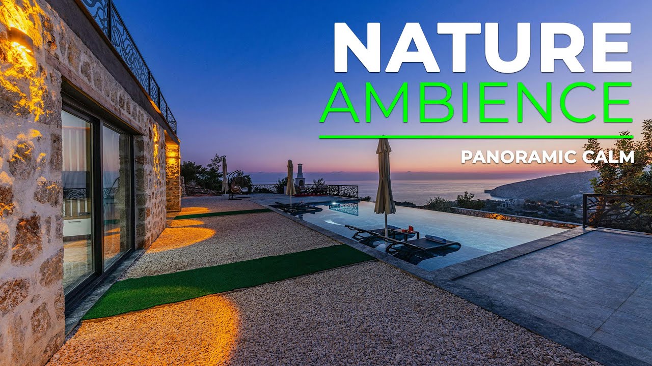 Ocean Dusk Reflections | Peaceful Ambient & Corporate Music with Nature Sounds
