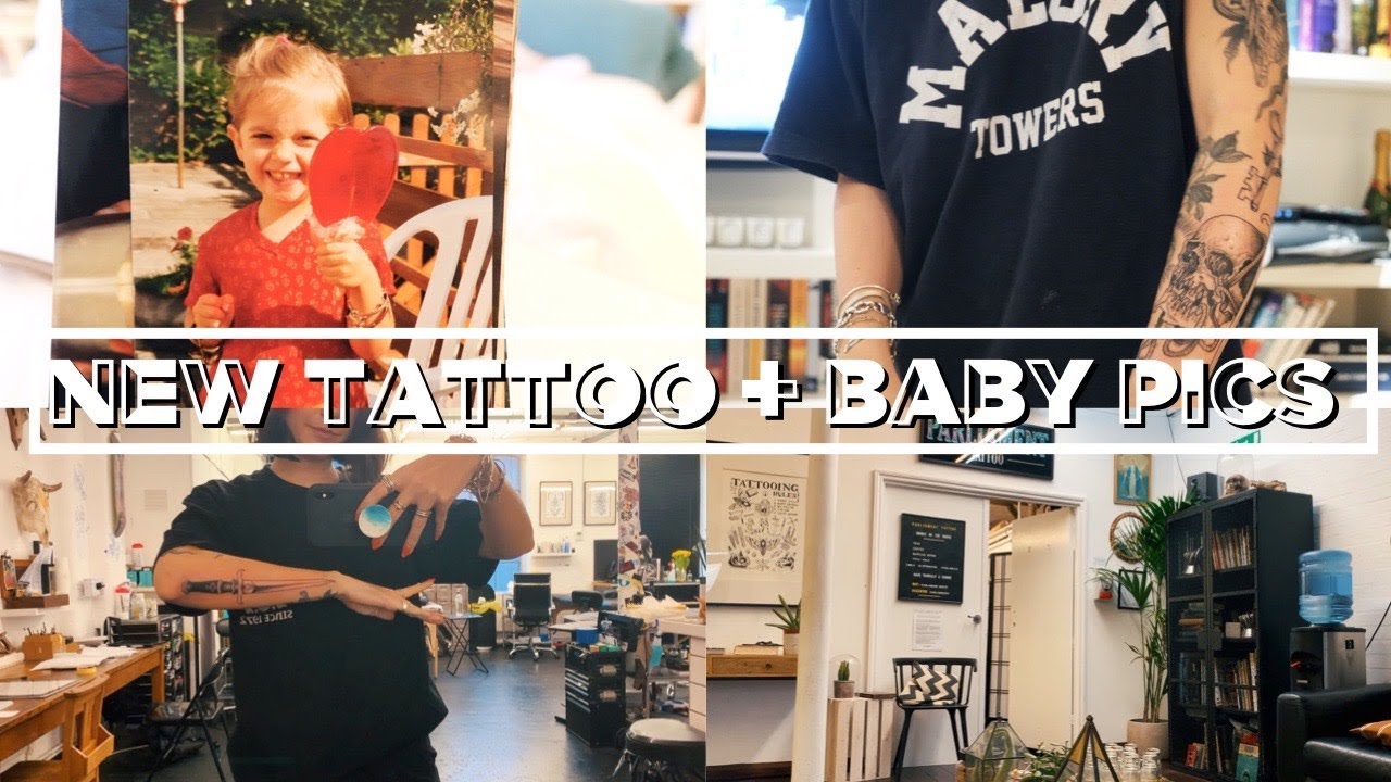 VLOG: MORE TATTOOS + CHILDHOOD/BABY PICS | sunbeamsjess