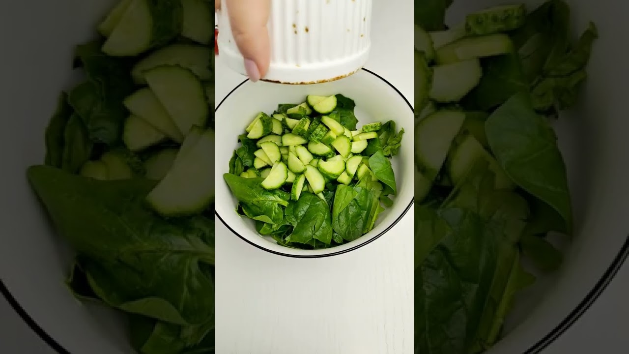🍅САЛАТ СО ШПИНАТОМ, ПОМИДОРАМИ ЧЕРРИ И ПАРМЕЗАНОМ🍅