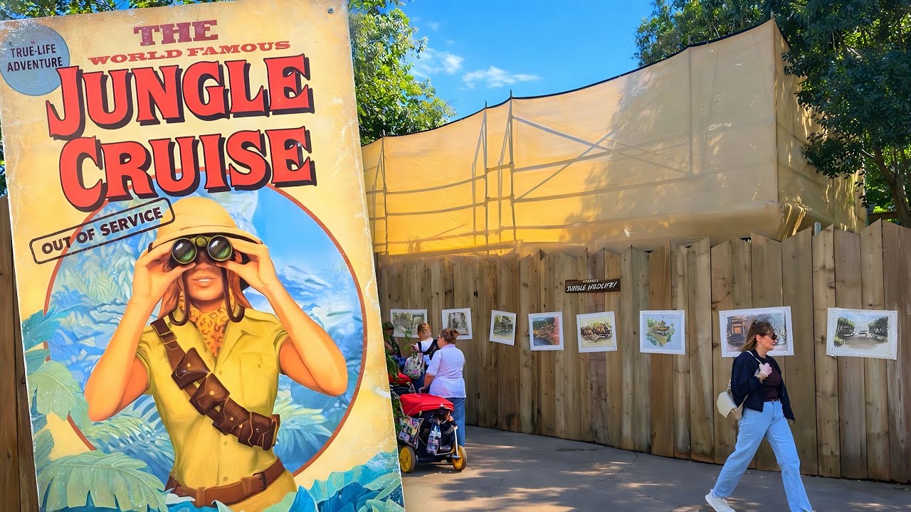 Jungle Cruise Ride Is CLOSED - March 2026 - Disneyland Update