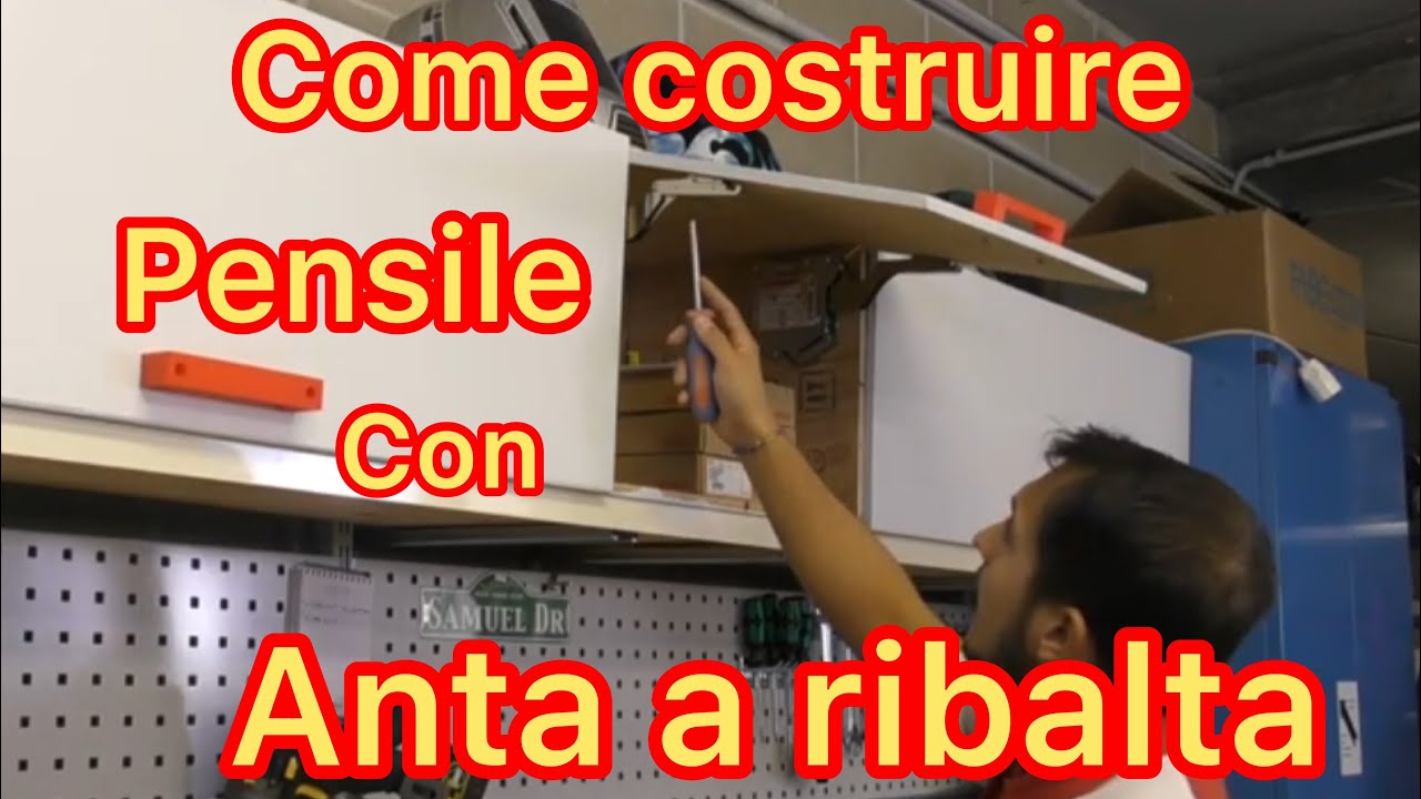 Tutorial Fai Da Te come costruire pensile con anta a ribalta