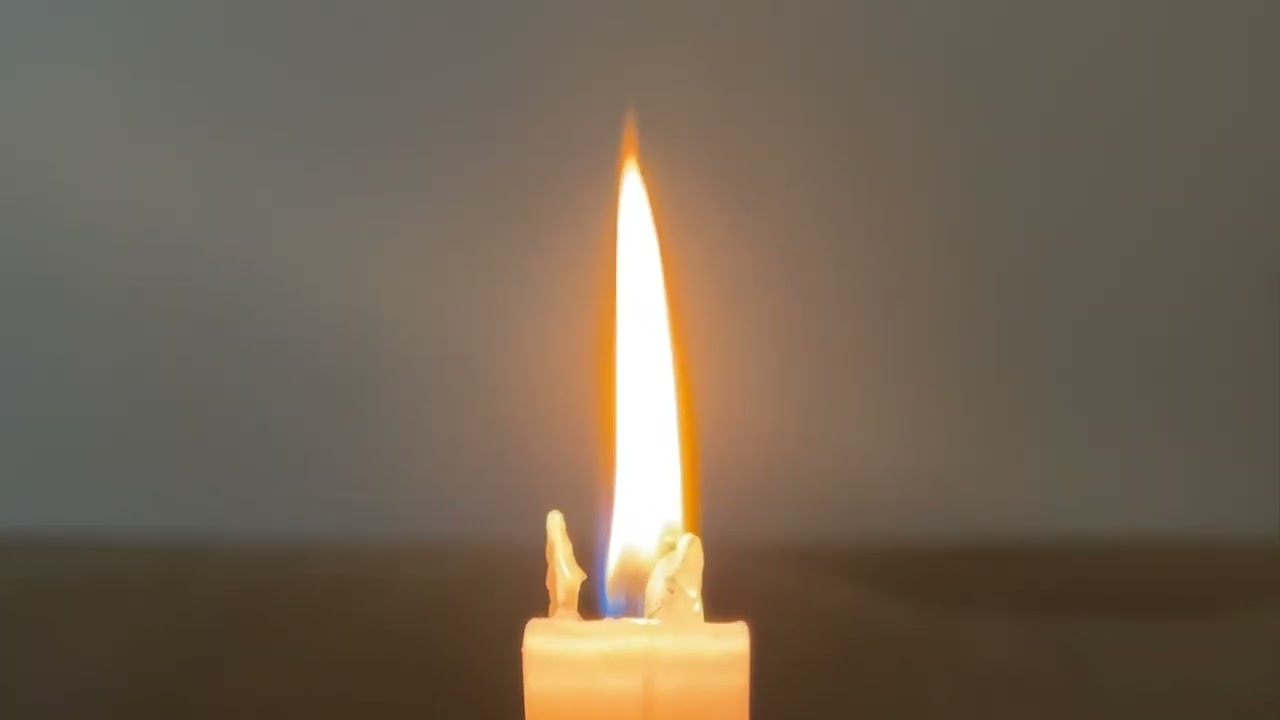 [3 Hours HD] Burning Candle with light focus music for concentration meditation magic spiritual trip